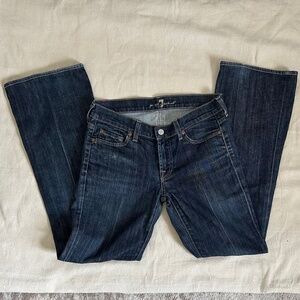 7 for All Mankind Flare Jeans 28 Made in USA